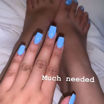 Polish'd Nail Bar - Perfect blue color for my brown skin - Nail Salons Near Me - Clovis, California Polish'd Nail Bar - Perfect blue color for my brown skin - Nail Salons Near Me - Clovis, California