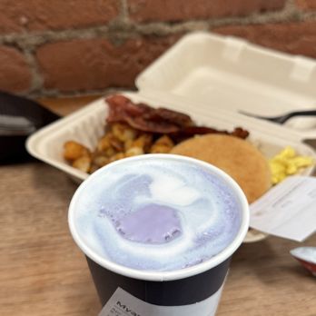 Blue Butterfly Coffee Co - Blue Butterfly Tea Latte - Coffee & Tea Near Me - El Segundo, California Blue Butterfly Coffee Co - Blue Butterfly Tea Latte - Coffee & Tea Near Me - El Segundo, California