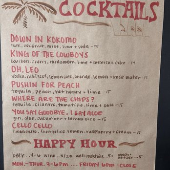 Eric Ericssons Fish Co - Cocktail list - Seafood Near Me - Ventura, California Eric Ericssons Fish Co - Cocktail list - Seafood Near Me - Ventura, California