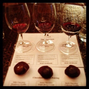 Ceja Vineyards Wine Salon - Chocolate pairing. What a nice perk! - Wineries Near Me - Sonoma, California Ceja Vineyards Wine Salon - Chocolate pairing. What a nice perk! - Wineries Near Me - Sonoma, California