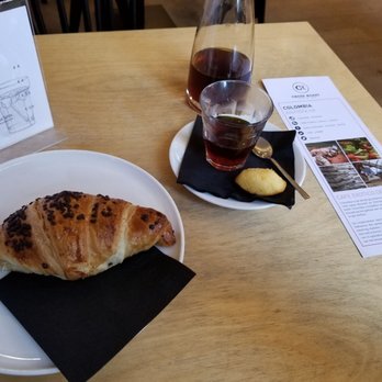 Caffe Mundi - Perfect way to start my day in Belgium. Chocolate croissant and Colombian coffee brewed v60. - Coffee & Tea Near Me - Antwerp, VAN Caffe Mundi - Perfect way to start my day in Belgium. Chocolate croissant and Colombian coffee brewed v60. - Coffee & Tea Near Me - Antwerp, VAN