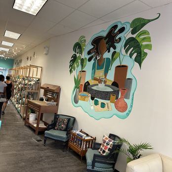 The Turquoise Cup - Paint-Your-Own Pottery Near Me - Burlington, New Jersey The Turquoise Cup - Paint-Your-Own Pottery Near Me - Burlington, New Jersey