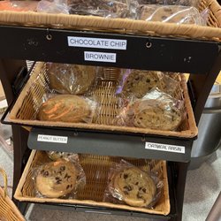 Saladworks - Dessert options individually wrapped at checkout.