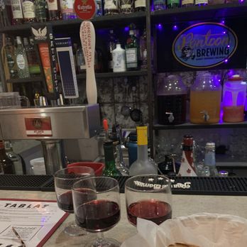 Madrid Spanish Taverna - The wine flight. It had a wine from Turkey! Different. Another had a hint of coffee bean. Liked the Argentina red. - Spanish Near Me - Roswell, Georgia Madrid Spanish Taverna - The wine flight. It had a wine from Turkey! Different. Another had a hint of coffee bean. Liked the Argentina red. - Spanish Near Me - Roswell, Georgia