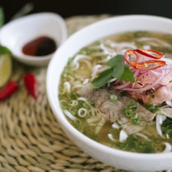 Mai Viet - Pho - combination of hearty, aromatic broth, wonderfully textured noodles, tender beef, & fresh herbs is truly heaven in a bowl!