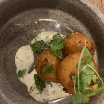 Rooster & Owl - Crab meat just puppies w house tartar - New American Near Me - Washington, DC, District of Columbia Rooster & Owl - Crab meat just puppies w house tartar - New American Near Me - Washington, DC, District of Columbia