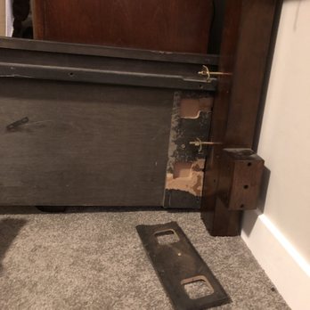 Red Rock Movers - Damage to side rail on bed - Movers Near Me