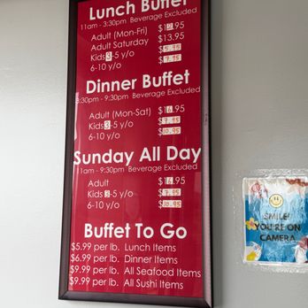 Waha Buffet - sign prices - Buffets Near Me - Franklin, Wisconsin Waha Buffet - sign prices - Buffets Near Me - Franklin, Wisconsin
