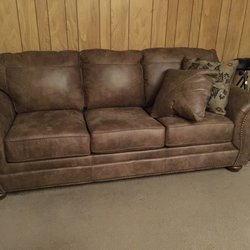 Warehouse Furniture - Our new sofa. Bee-u-to-ful!