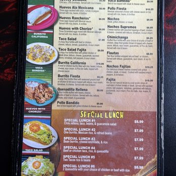 Las Fiestas - Menu - Mexican Near Me - Chapel Hill, Tennessee