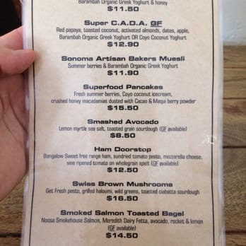 Get Fresh at Cotton Tree - Menu as at Feb '14 - Fruits & Veggies Near Me - Maroochydore, QLD