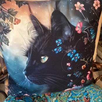CAT Cafe Bakery - Cool cat pillow - Coffee & Tea Near Me - Huntsville, Texas
