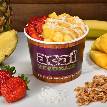 Acai Republic - a bowl of fruit, granola, and a pineapple - Acai Bowls Near Me - Goodyear, Arizona Acai Republic - a bowl of fruit, granola, and a pineapple - Acai Bowls Near Me - Goodyear, Arizona