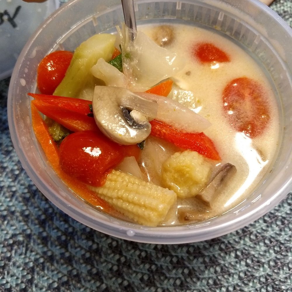 At Nine Thai - Take out creamy Tom yum with extra veggies - Thai Near Me - Centennial, Colorado At Nine Thai - Take out creamy Tom yum with extra veggies - Thai Near Me - Centennial, Colorado