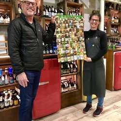 Cervezas Del Mercado - 1000 piece beer puzzle my husband did and gave to Evelin!