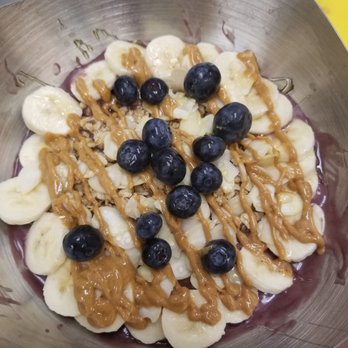 Vitality Bowls - Nutty Bowl with added blueberries and peanut butter drizzle - Acai Bowls Near Me - Morgan Hill, California Vitality Bowls - Nutty Bowl with added blueberries and peanut butter drizzle - Acai Bowls Near Me - Morgan Hill, California