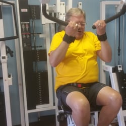 Ultimate Fitness - Jerry performing an effective set of Slow Pull Down.These exercises allow him 2 become strong,flexible,& enduring!