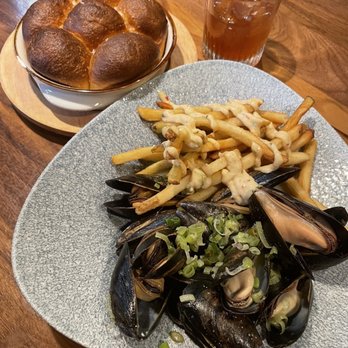 A5 Steakhouse - Mussels and Japanese milk bread - Steakhouses Near Me - Denver, Colorado A5 Steakhouse - Mussels and Japanese milk bread - Steakhouses Near Me - Denver, Colorado