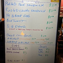 John's Sweetfire BBQ - Menu