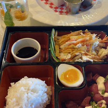 Fond - Poke bento box - Asian Fusion Near Me - Lahaina, Hawaii