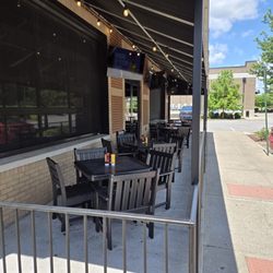Jonathan's Grille - Front Outdoor area. There is also a bigger Outdoor area around the back.