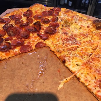 matchbox - Almost gone! Half pepperoni half cheese pizza - New American Near Me - Sunrise, Florida