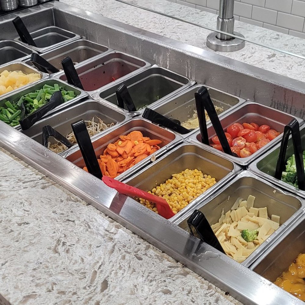 Genghis Grill - a variety of food items - Mongolian Near Me - Frisco, Texas Genghis Grill - a variety of food items - Mongolian Near Me - Frisco, Texas