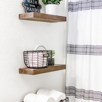 KC Handyman Services - Floating shelves installed - Handyman Near Me KC Handyman Services - Floating shelves installed - Handyman Near Me
