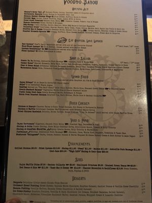Menu photo 7 Voodoo Bayou Palm Beach Gardens, FL