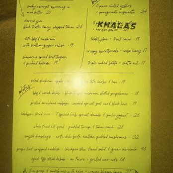 La' Shukran - THE MENU - Middle Eastern Near Me - Washington, DC, District of Columbia