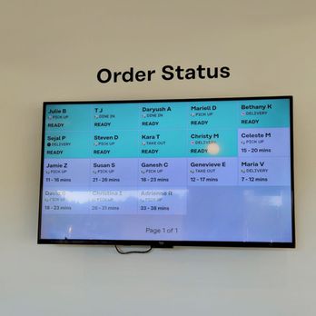 Local Kitchens - Order Status board - Burgers Near Me - Mill Valley, California Local Kitchens - Order Status board - Burgers Near Me - Mill Valley, California