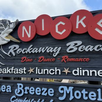 Nick's Seafood Restaurant - Outside sign - Seafood Near Me - Pacifica, California