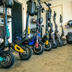 We always have a nice selection of electric vehicles available.