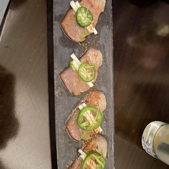 Kai - Hamachi Kurudo -- great dish; loved the crunch and the heat - Asian Fusion Near Me - Plano, Texas