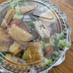 Cafe Rockaway's - NASTY FISH SALAD ITS FISH STICKS CUT INTO PIECES