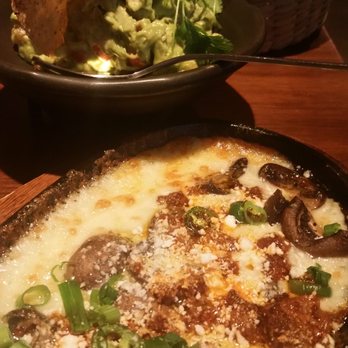 SOL Mexican Cocina - Chorizo and mushrooms con queso. - Bars Near Me - Denver, Colorado