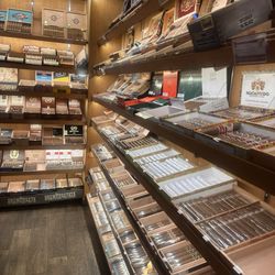 Cambridge Winery - Madison Tasting Room - Humidor with a wide selection of cigars.