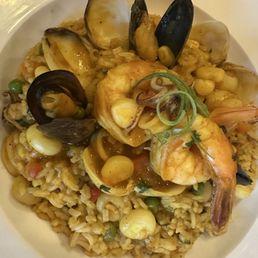 Paella Criolla-arroz Con Mariscos