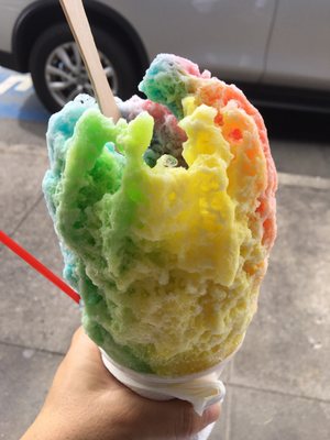 Photo of Wilson's By the Bay - Hilo, HI, US. Regular sized rainbow with cream (condensed milk)