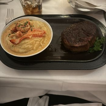 RingSide Steakhouse - Filet Mignon* (10 oz.) Lobster Mashed Potatoes - Steakhouses Near Me - Portland, Oregon RingSide Steakhouse - Filet Mignon* (10 oz.) Lobster Mashed Potatoes - Steakhouses Near Me - Portland, Oregon