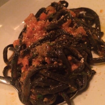 Coppa Enoteca - Squid ink pasta with tripe - Italian Near Me - Boston, Massachusetts Coppa Enoteca - Squid ink pasta with tripe - Italian Near Me - Boston, Massachusetts