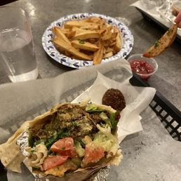 Falafel Deluxe Wrap Falafel Deluxe Wrap