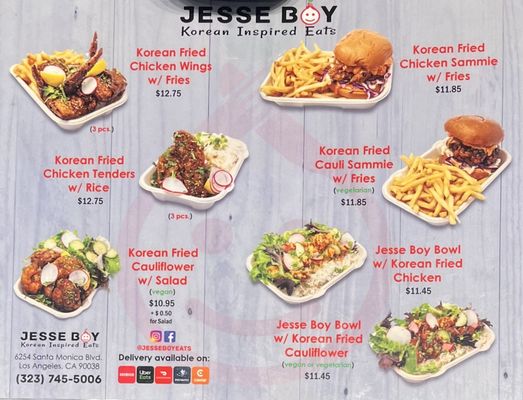Menu photo 8 Jesse Boy Los Angeles, CA Menu photo 8 Jesse Boy Los Angeles, CA