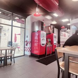 Five Guys - Love their drinks machines.