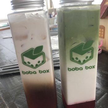 Boba Box - Brown sugar milk tea and matcha strawberry drink - Coffee & Tea Near Me - Monrovia, California Boba Box - Brown sugar milk tea and matcha strawberry drink - Coffee & Tea Near Me - Monrovia, California