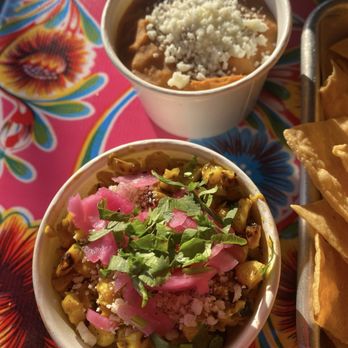 Saucy Chick Indi-Mex Eatery - Corn/ Beans - Indian Near Me - Pasadena, California