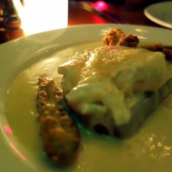 Town Hall - *HAM AND CHEESE TOAST w/jalapeno cream - $13 4.5/5  --- not happy w/ pic quality, really dark inside. - New American Near Me - San Francisco, California