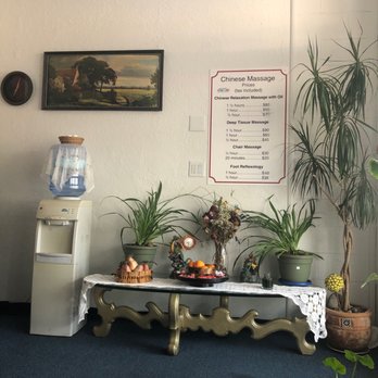 Chinese Massage - Main waiting area with pricing - Massage Near Me - Albuquerque, New Mexico