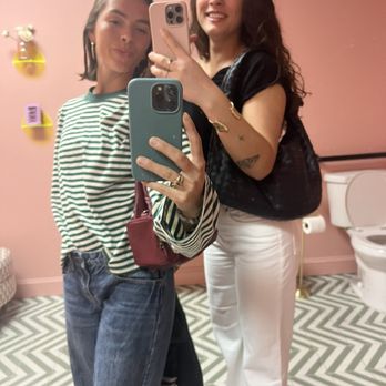 Ponte Vedra Wine Bar & Restaurant - Bathroom selfie bc it was so cute - Wine Bars Near Me - Ponte Vedra Beach, Florida Ponte Vedra Wine Bar & Restaurant - Bathroom selfie bc it was so cute - Wine Bars Near Me - Ponte Vedra Beach, Florida