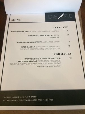 Menu photo 8 Die Pie Edmonton, AB